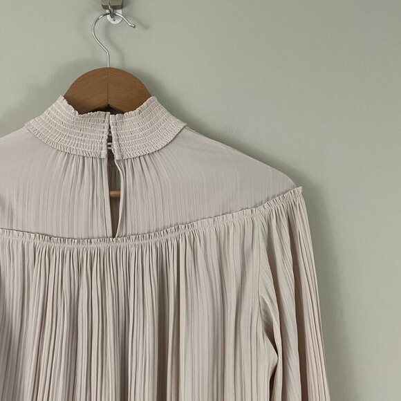 A.L.C. Tessa Pleated Bell Sleeve Pullover Top in Pink Tint Size 4 - Picture 5 of 7